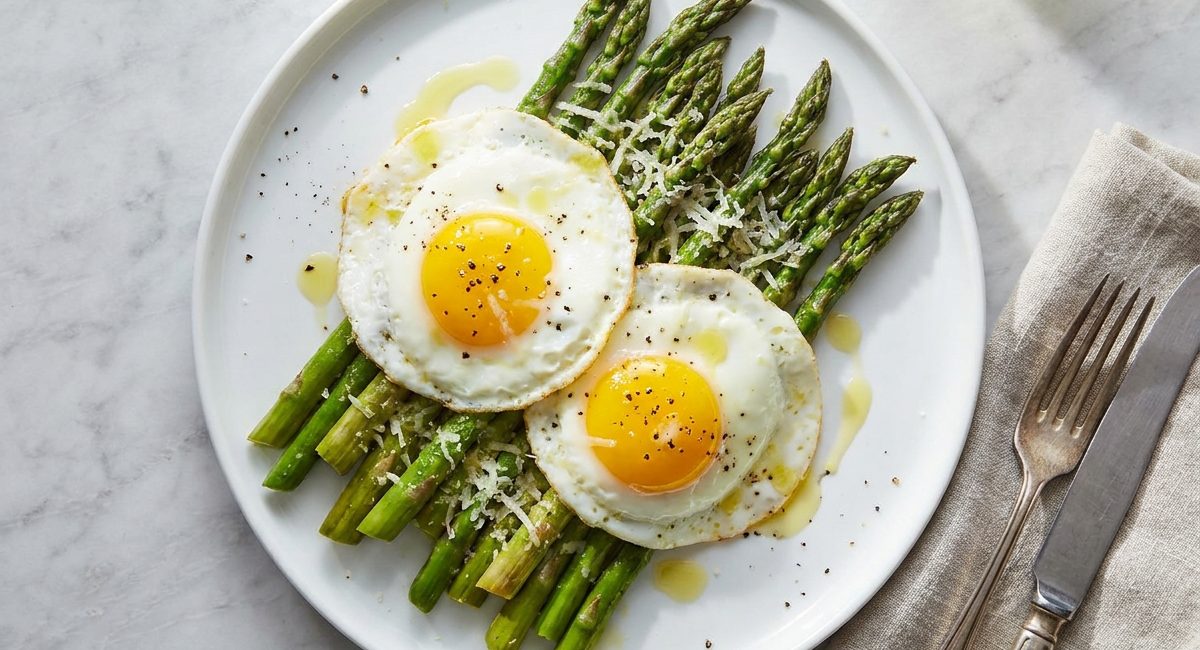 asparagi alla milanese con formaggio